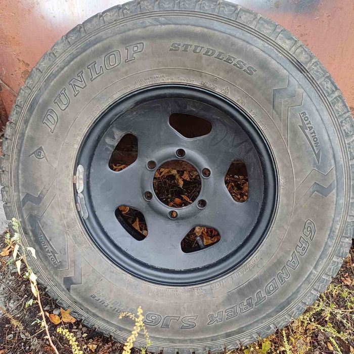 Диски 6х139.7 r15 з зимньою резиною Dunlop grandtrek sj6 265/70
