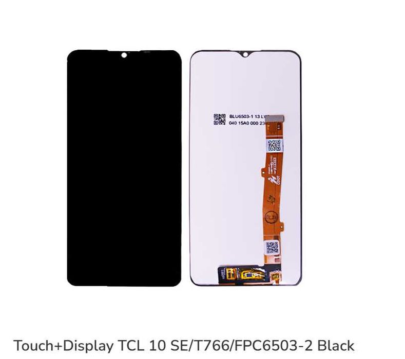 Ecrã TCL 10 se t766h, t76j, t766u version fpc6503-2 Black SEM frame