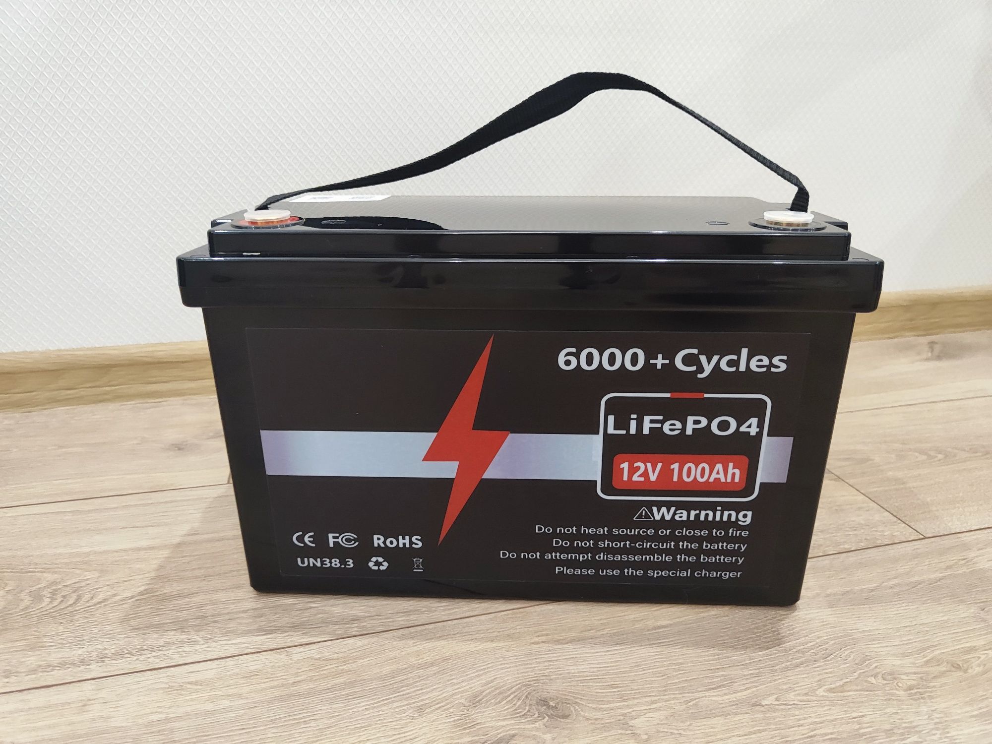 Акамулятор 12V - 100Ah LiFePO4 з  Bluetooth!