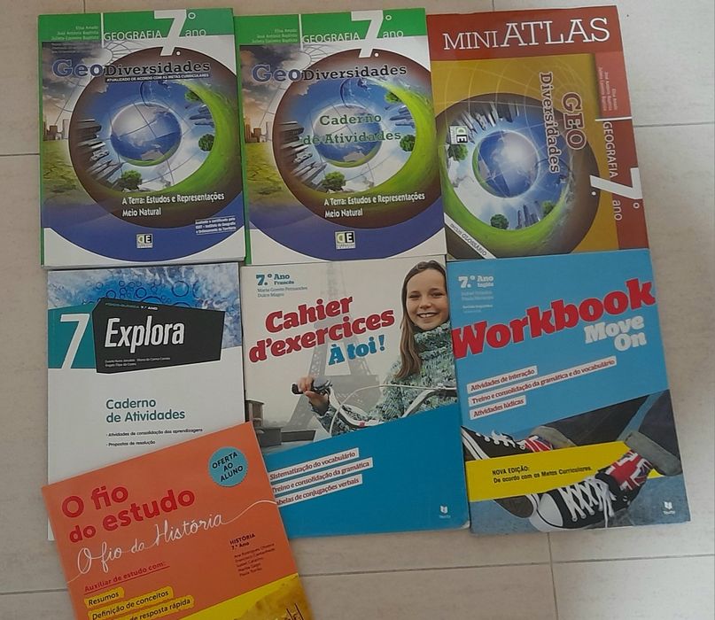 Livros/actividades do 7° 8° e 9°  ano