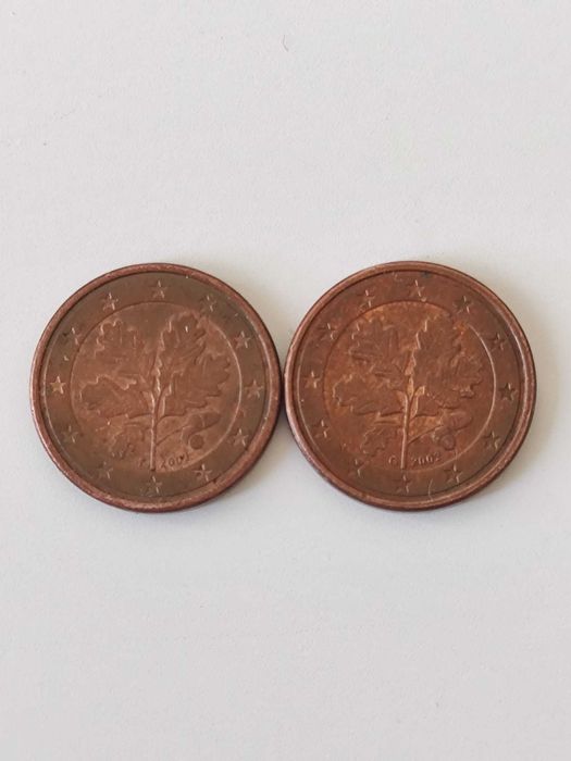 150 moedas raras 1 cêntimo a 2 euros
