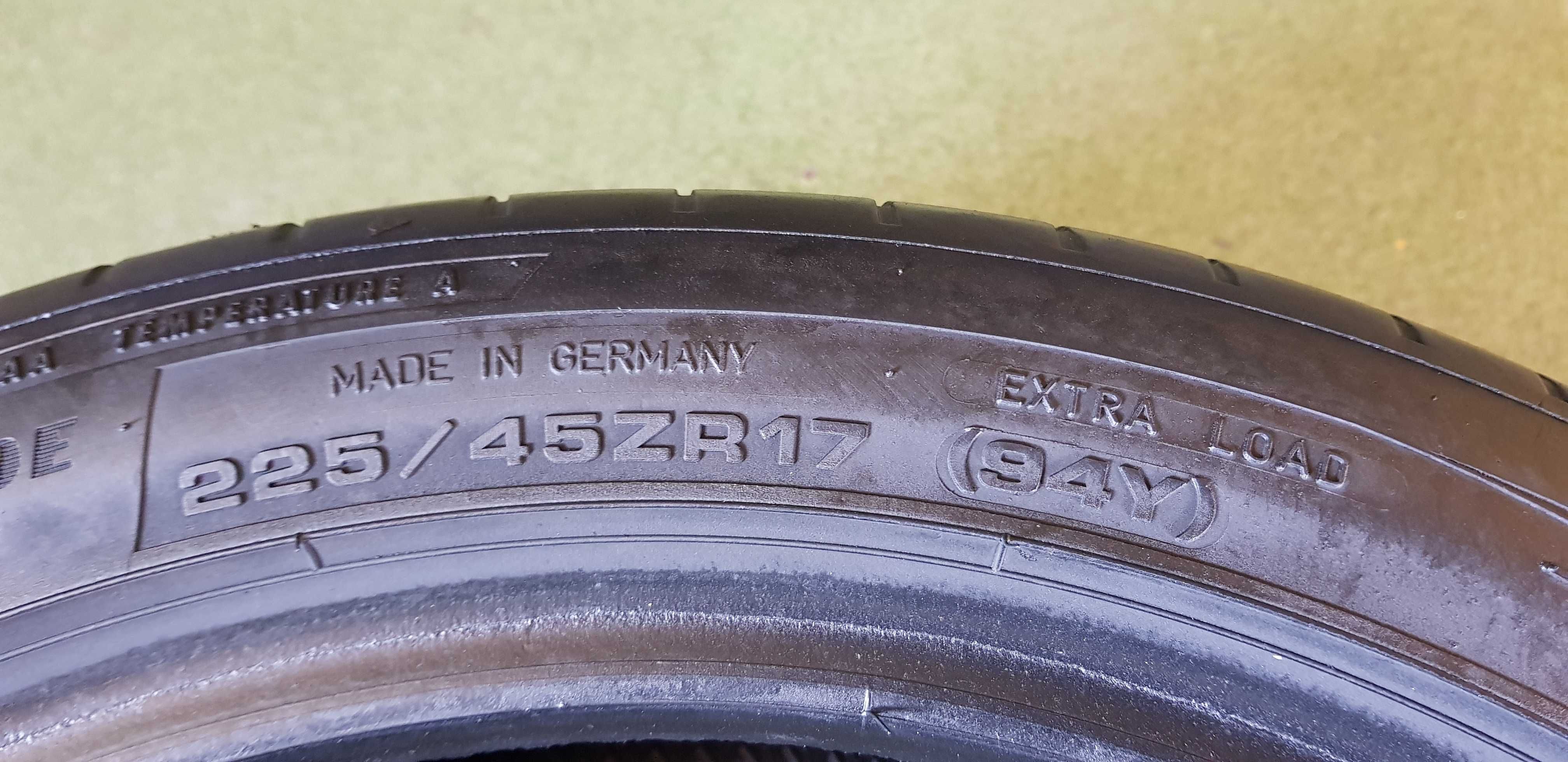 Opona pojedyncza 225 45 R17 94Y Dunlop SportMaxx RT2 bieżnik 4,8mm