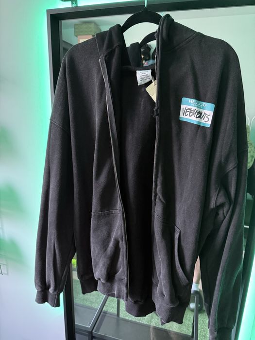 Vetements zip hoodie nowe rozmiar xl