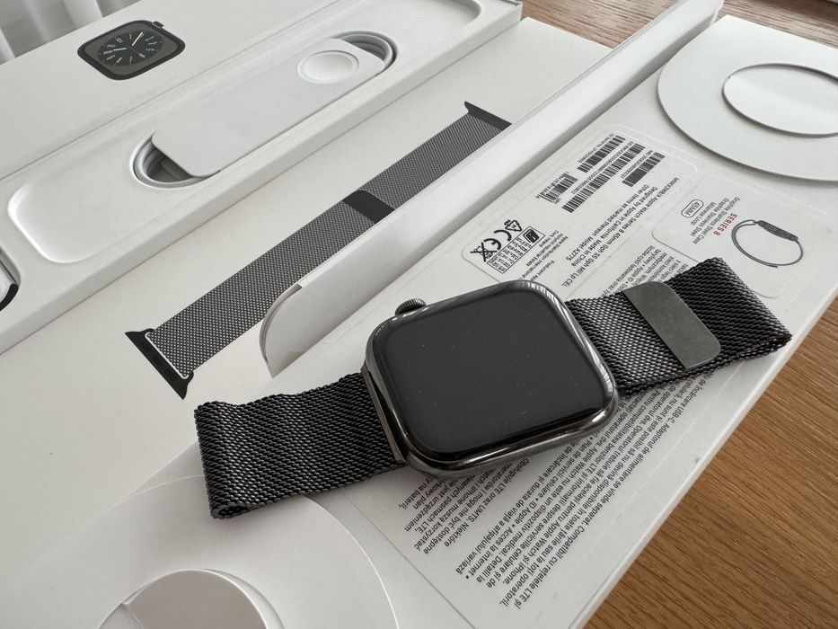 Apple Watch series 8 45mm Stal Nierdzewna
