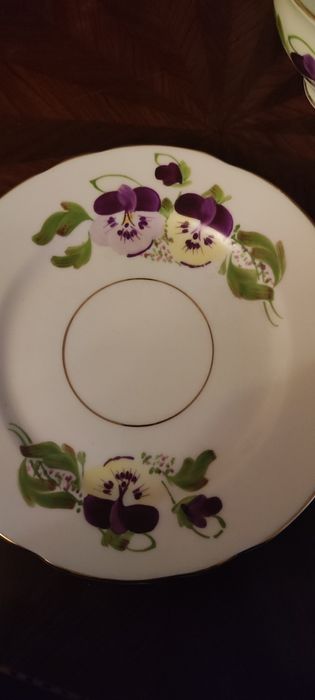 Trio sygnowane porcelana