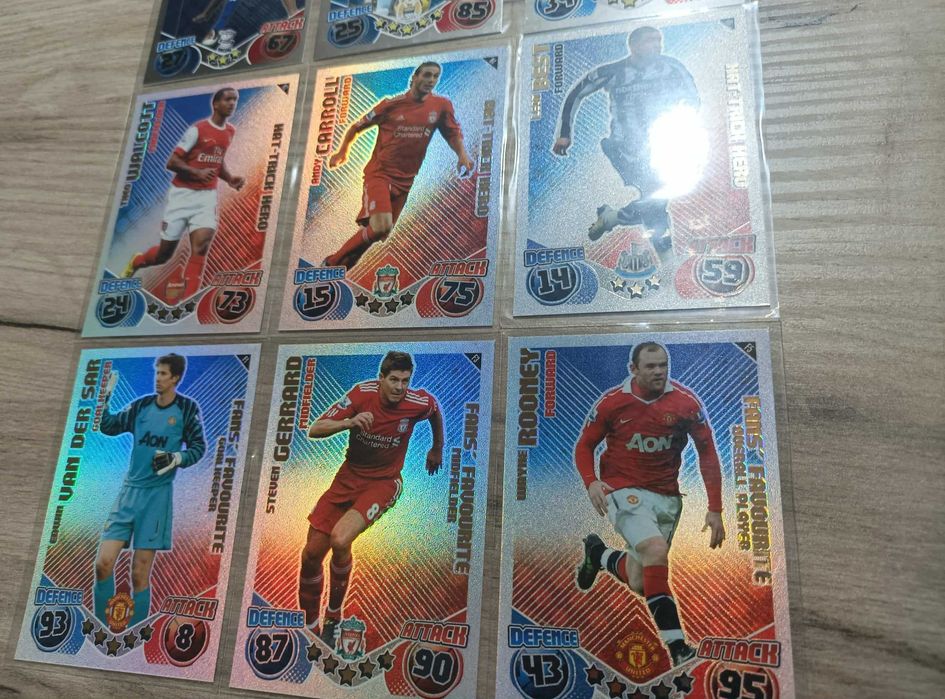 Topps English Premier League 2011 Match Attax Extra Rzadkie Specjalne