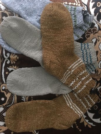 Шкарпетки вязані великий розмір.