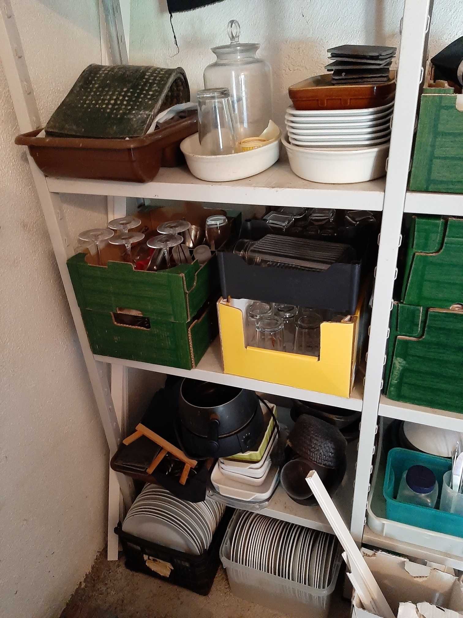 Loiças, panelas, copos e utensílios p/ restauração, cafés ou similares
