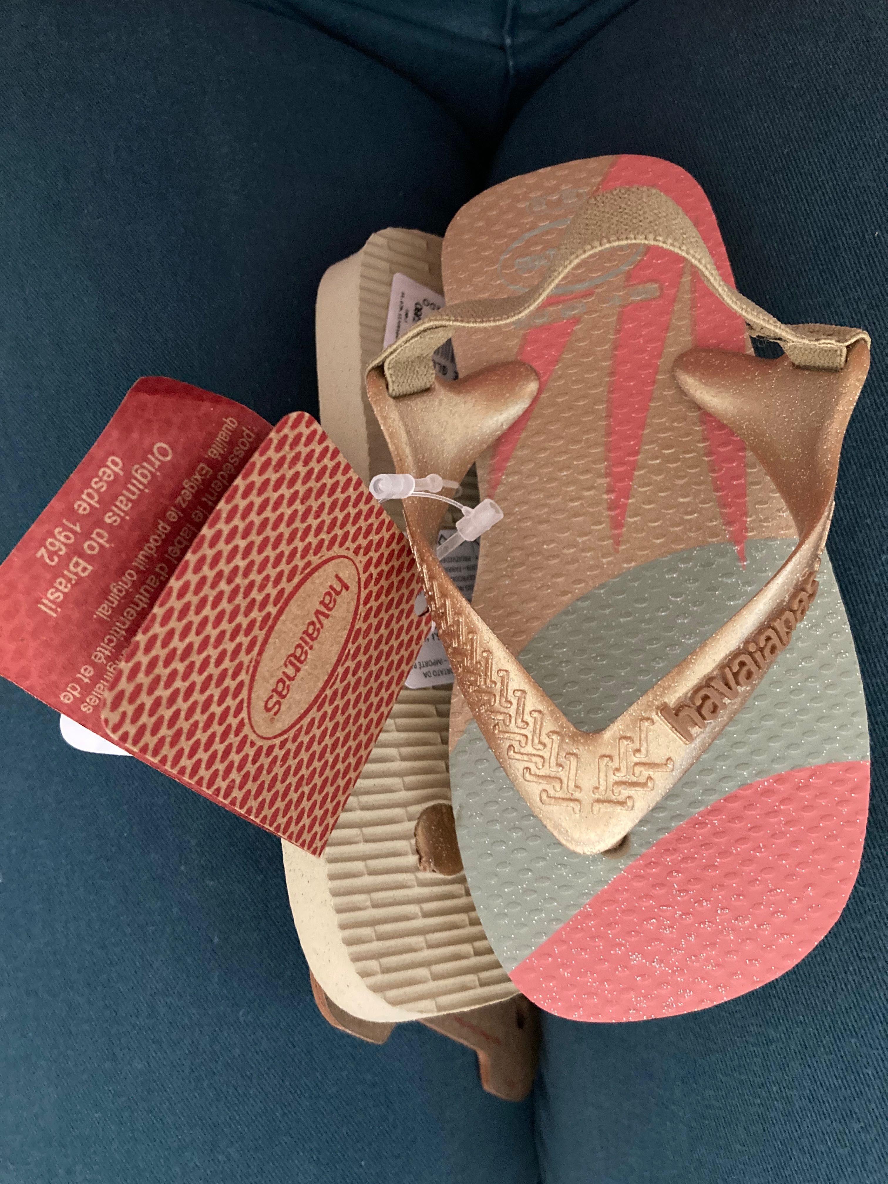 Havaianas senhora e bebe