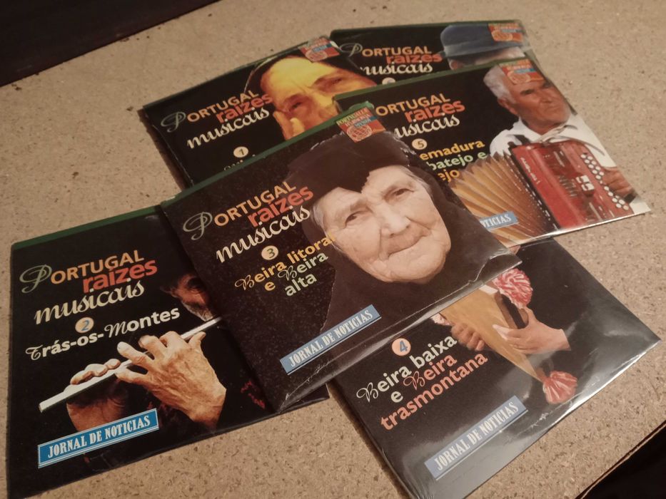 Colecção Portugal Raízes Musicais - 6 CD novos