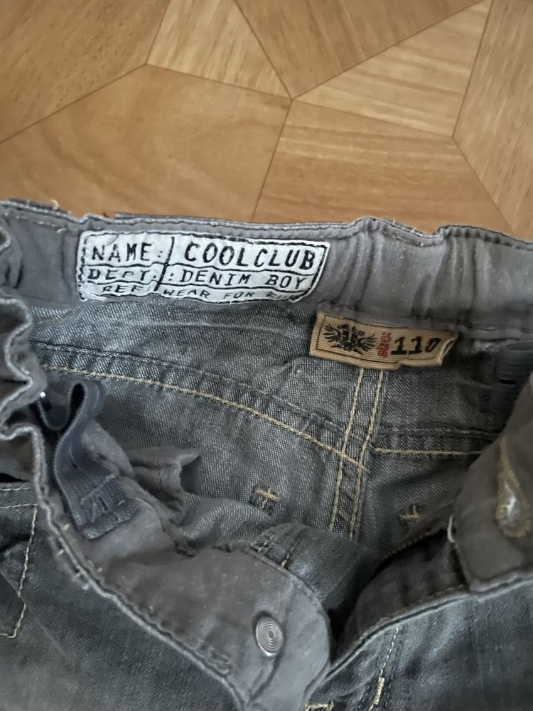 Spodnie chłopięce jeansowe coolclub 110