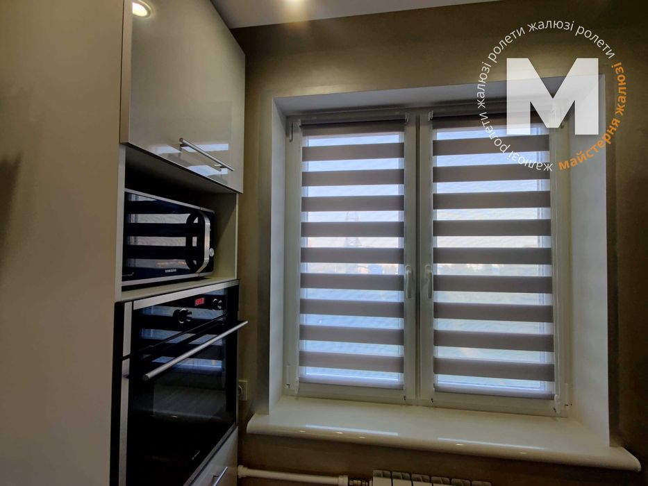 Тканинні ролети, жалюзі день ніч black out, римські, рулонні штори