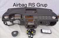 VW CADDY tablier airbags cintos