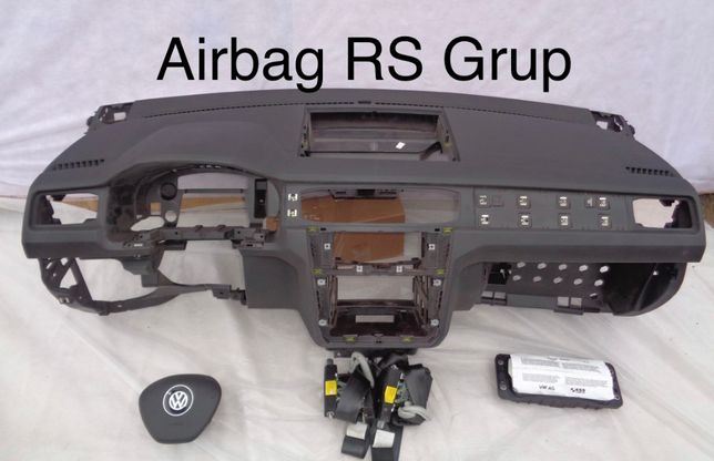 VW CADDY tablier airbags cintos