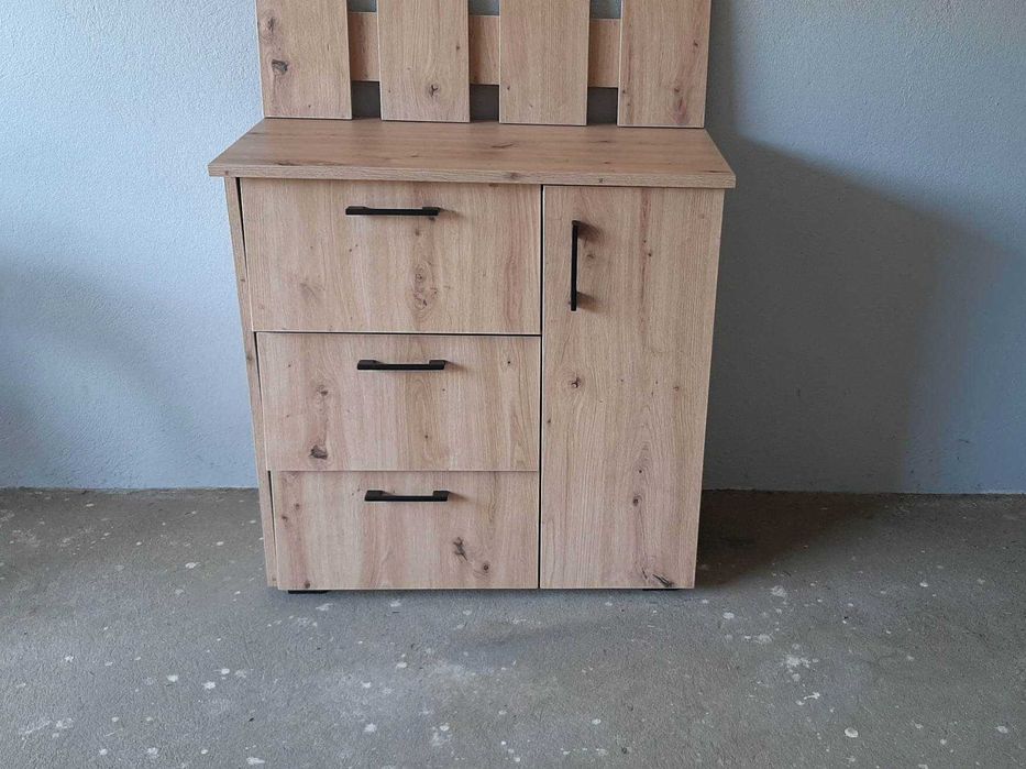 NOWY Komplet do Przedpokoju Dąb Artisan