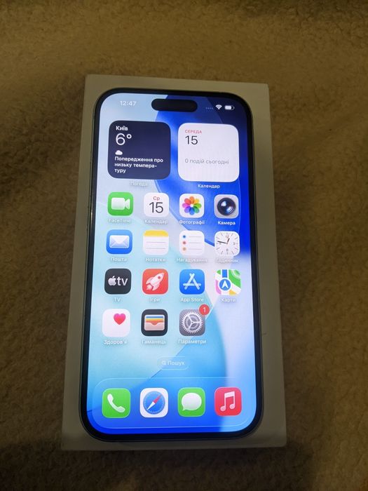 iPhone 15 , 128 gb, green, фіз.сім, iphone