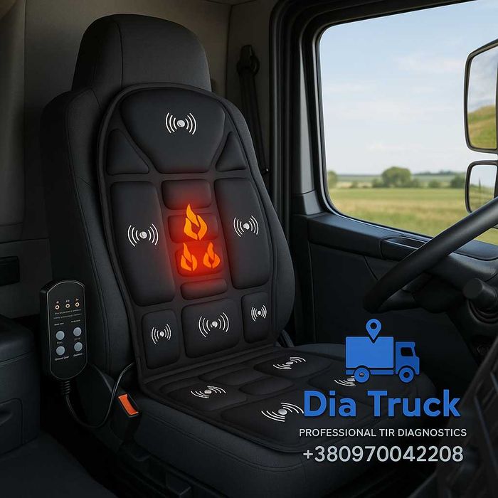 Масажна накидка з підігрівом для сидіння