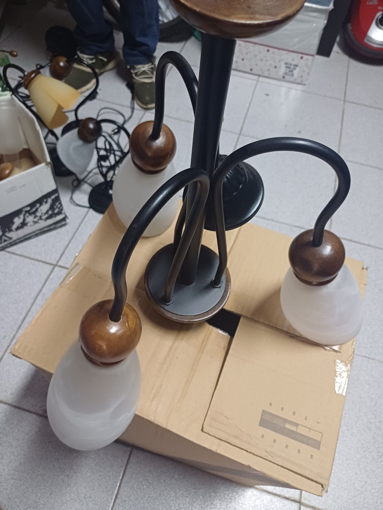 3 candeeiros de quarto