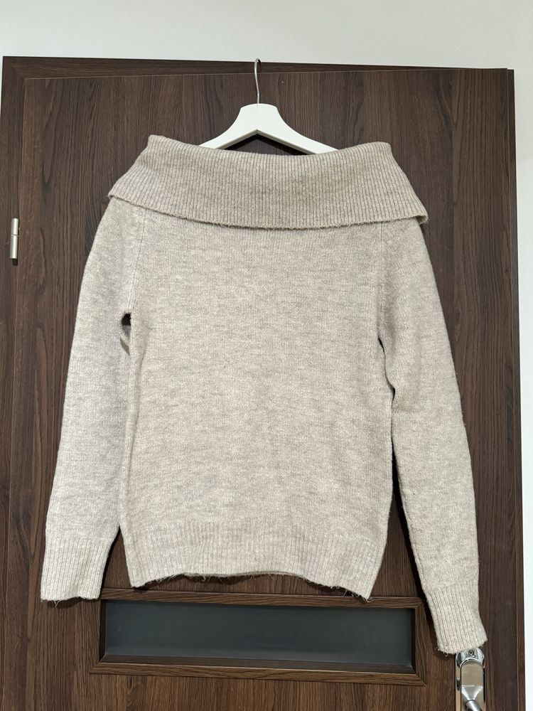 Sweter beżowy H&M