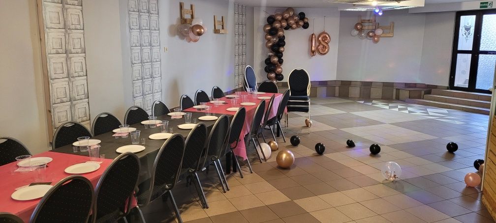 Sala imprezowa, lokal na imprezę do wynajęcia, sala bankietowa,