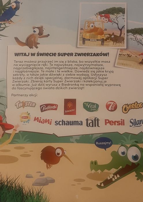 Super zwierzaki - album z kartami i zabawami