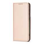 Etui Samsung Galaxy A12 5G portfel na karty kartę podstawka różowy