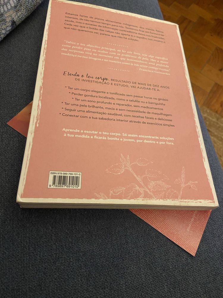 Livro “Escuta o teu corpo”