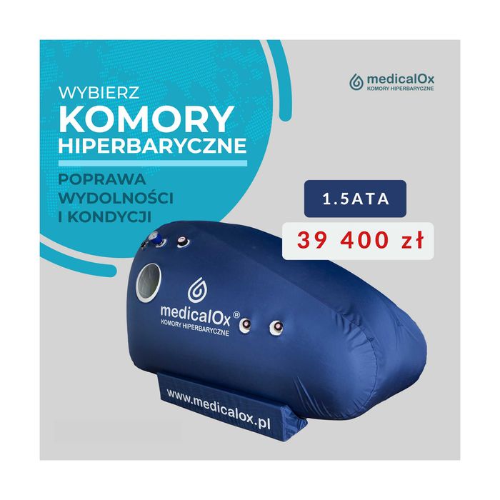Komora Hiperbaryczna Półsiedząca Podwyższone Ciśnienie 1.5A medicalOx