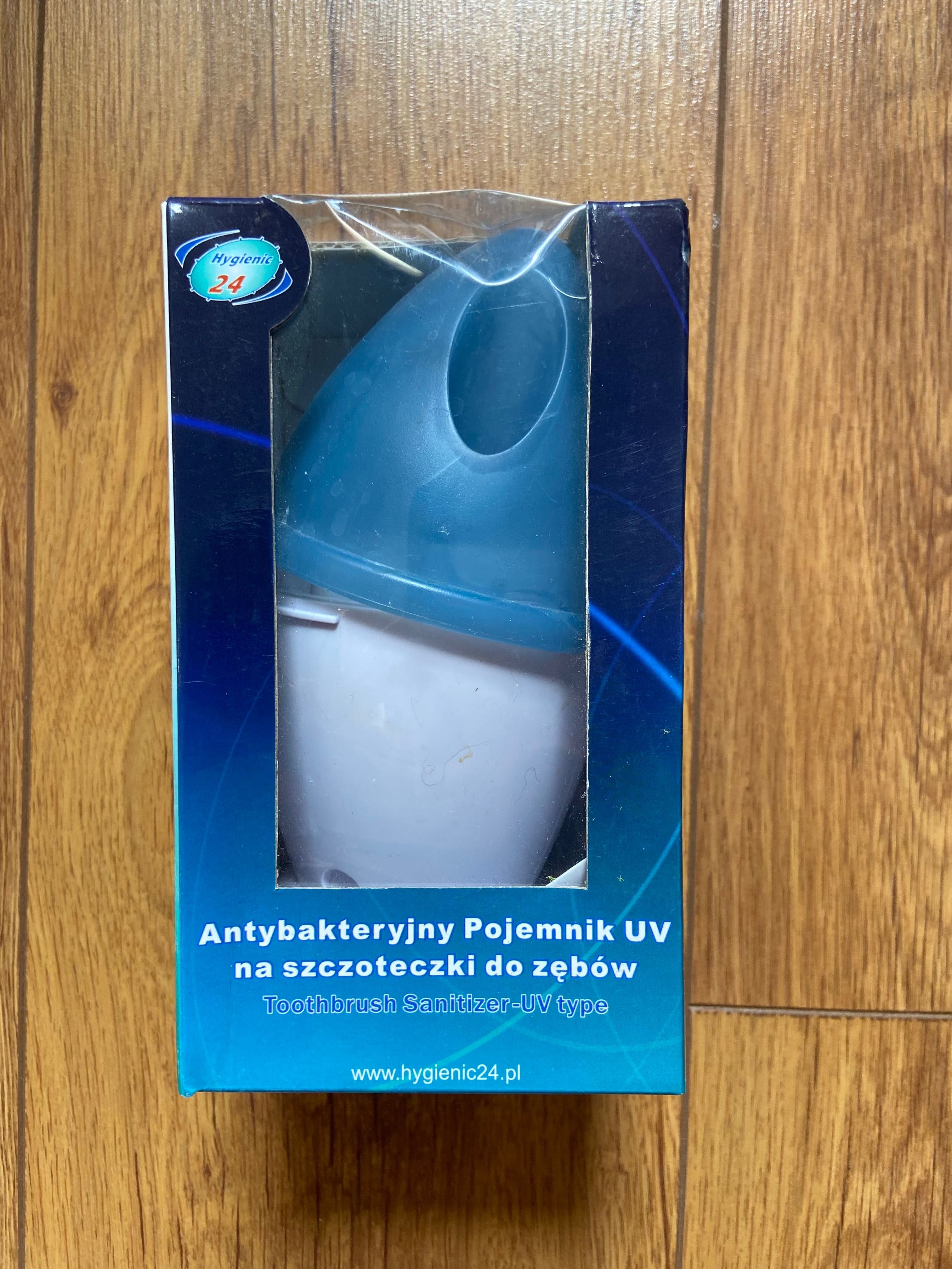 HYGIEINC24 Antybakteryjny pojemnik UV na szczoteczki do zębów