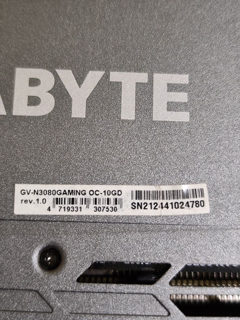 Відеокарта Gigabyte Gaming RTX 3080 10gb ddr6x arctic mx4