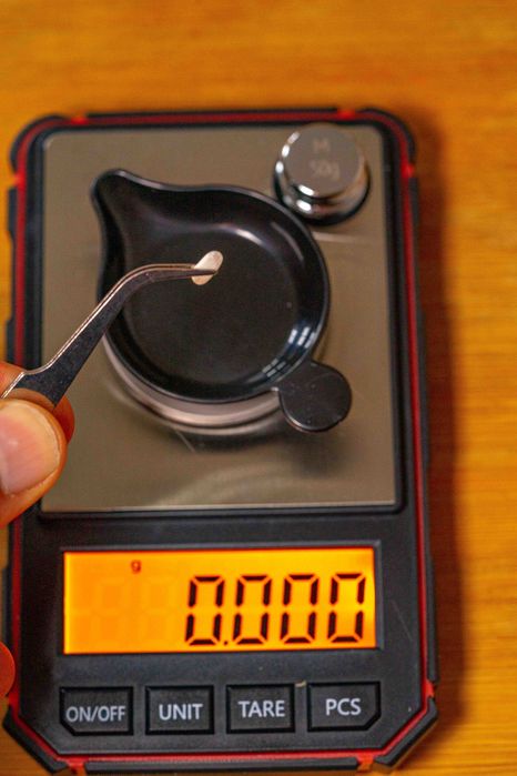 Balança digital de alta precisão