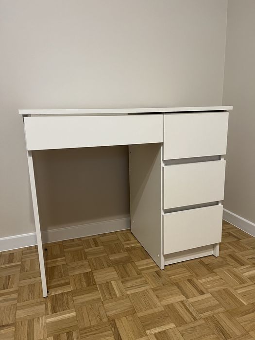 Biurko i komoda MALM; komplet