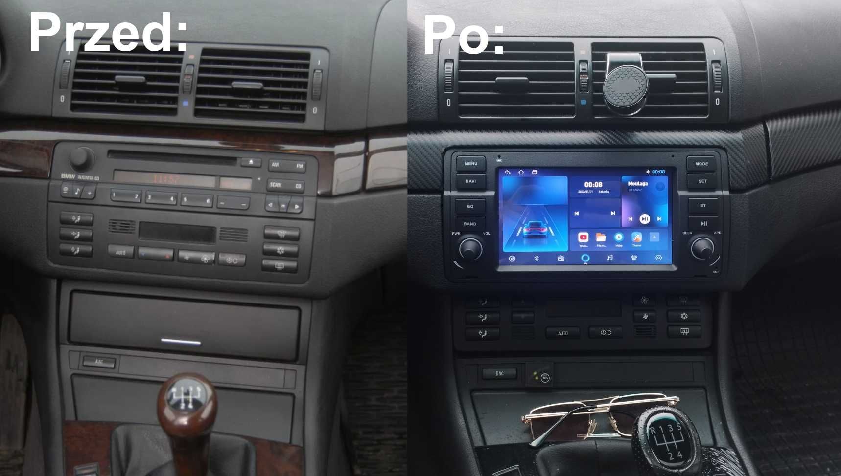 Radio Android BMW E46 / 2+32 GB Android Auto Carplay Wi-Fi BT