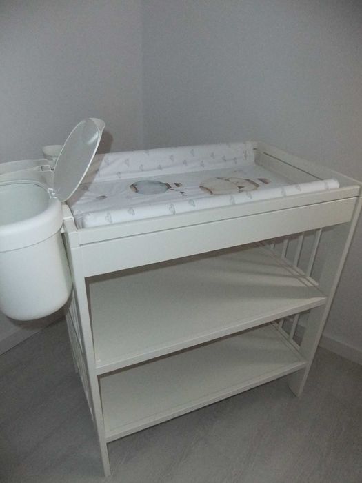 przewijak IKEA Gulliver , mata Cebo z pokrowcem , 4 pojemniki  Ikea