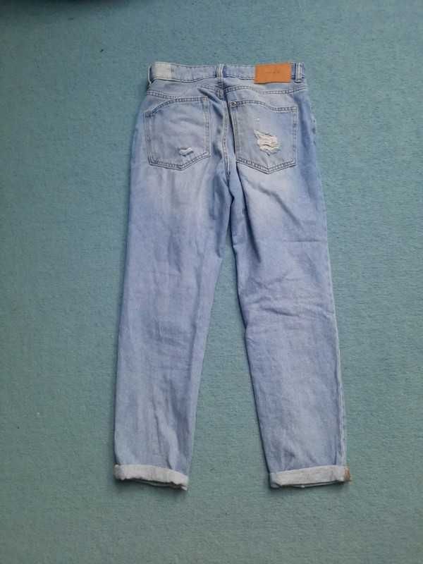 H&M Spodnie jeansy r 36 poszarpane dziewczęce damskie