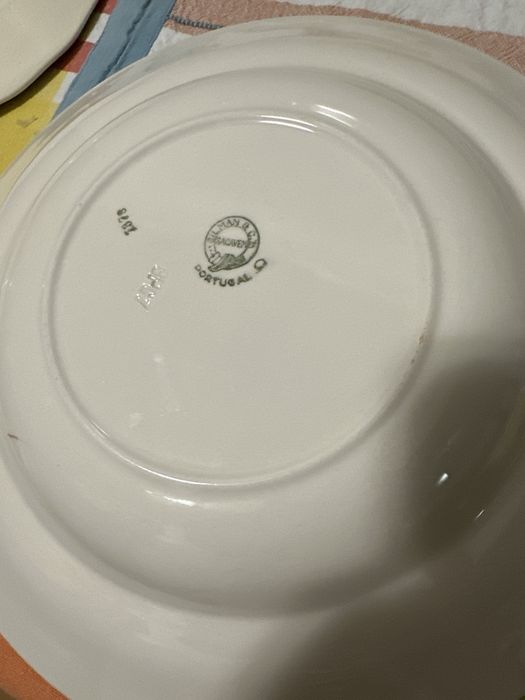 Pratos antigos (fábrica de sacavem, Alcântara, Leiria)