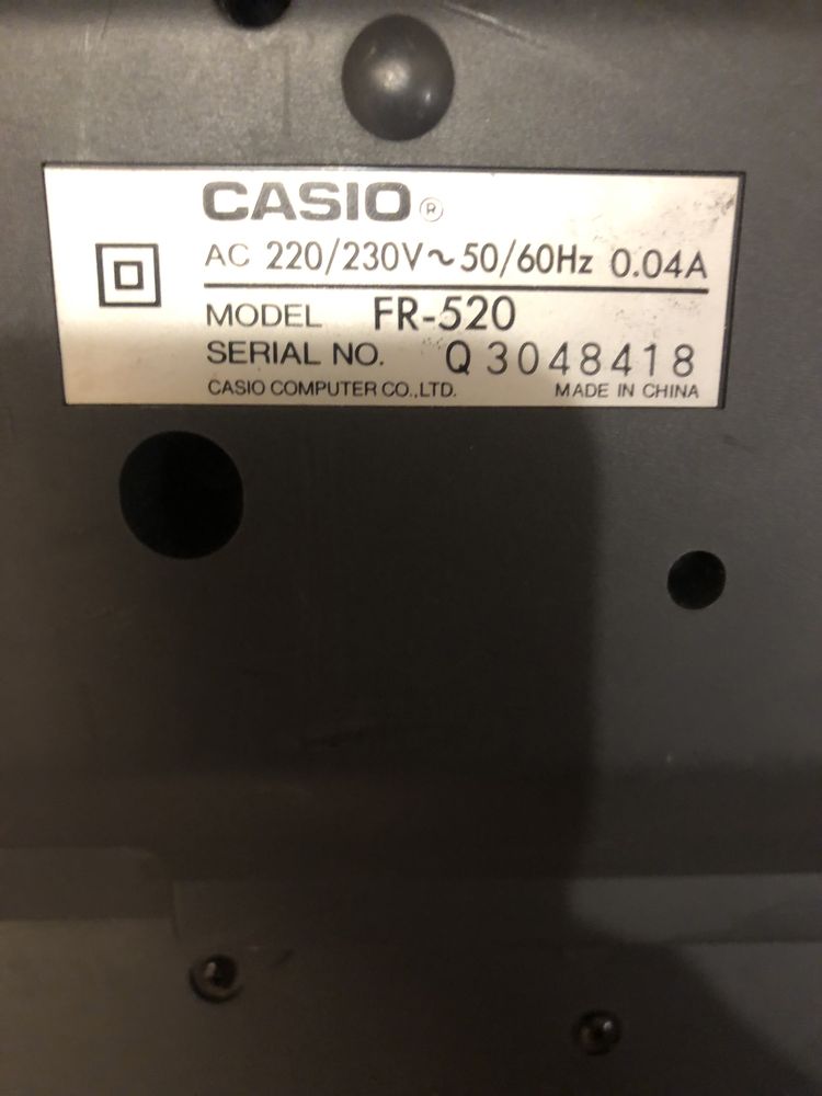 Retro Casio Calculator FR-560