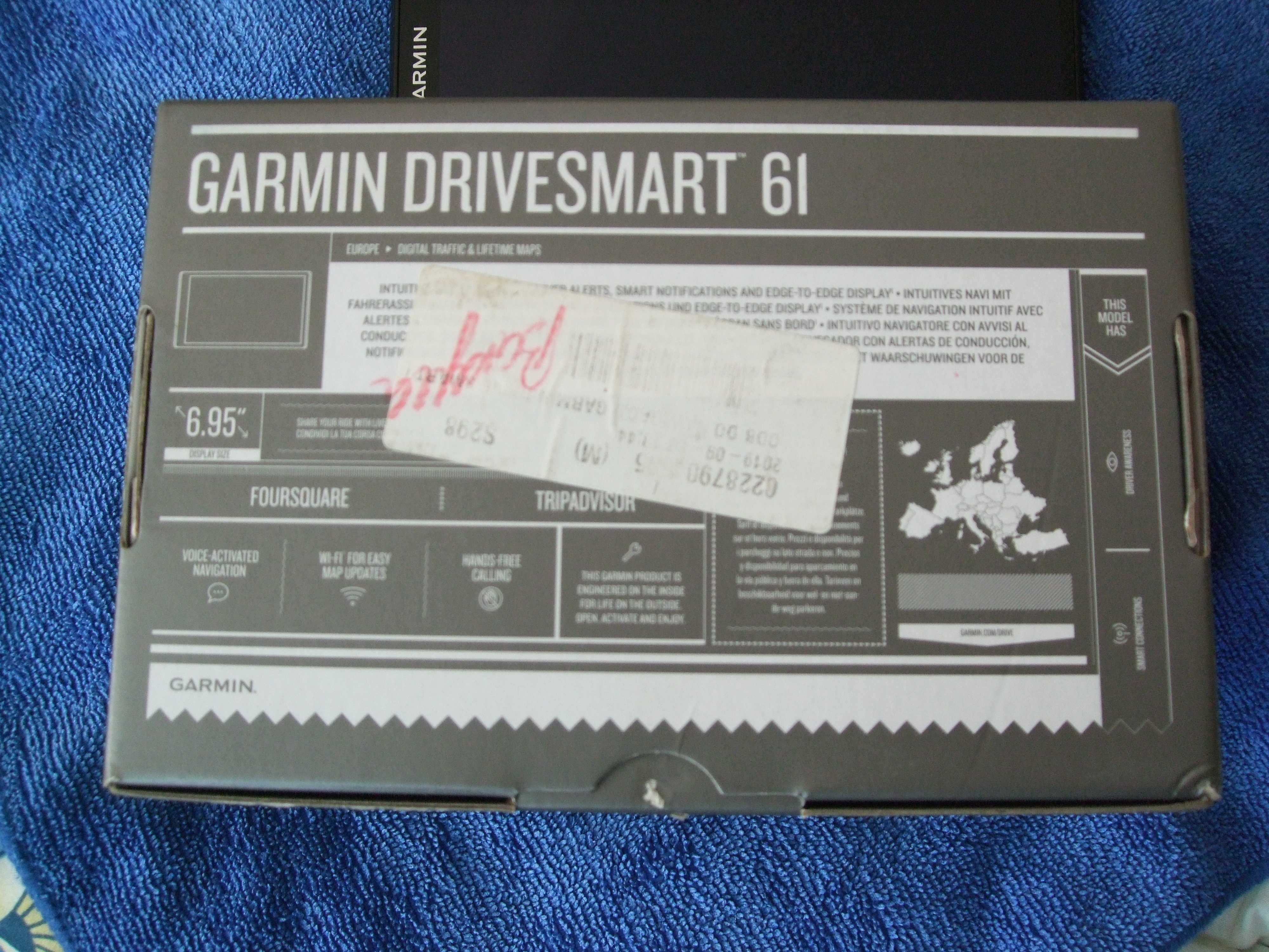 Автомобільний навігатор Garmin DriveSmart 61  EUROPE LMT-D.Оригінал.