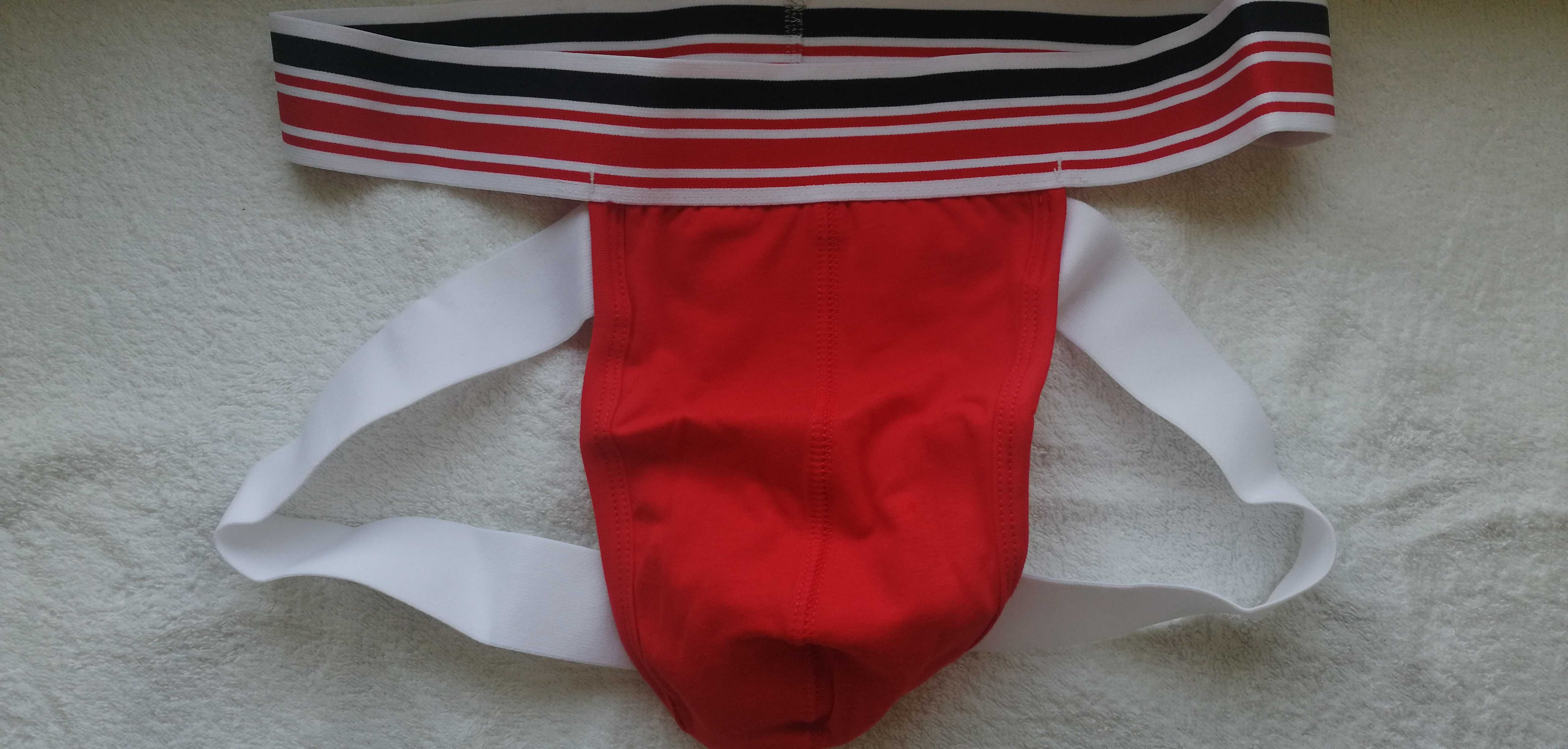 1 PARA slipki typu jockstrap jock strap rozm M , pas 35 cm.