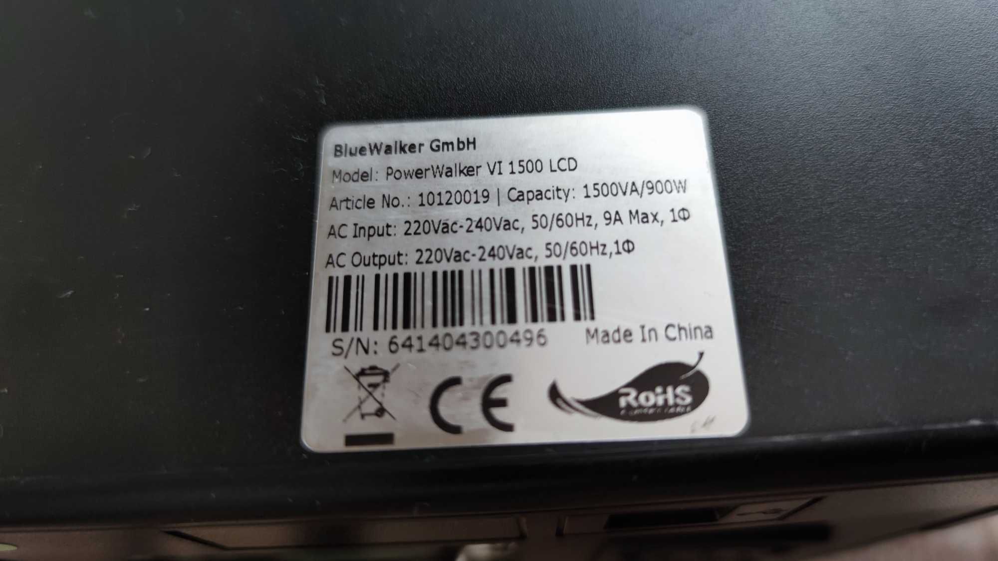 УПС Power walker VI 1500 LCD 900w