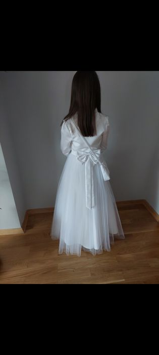 Sukienka komunijna wraz z dodatkami 128/134