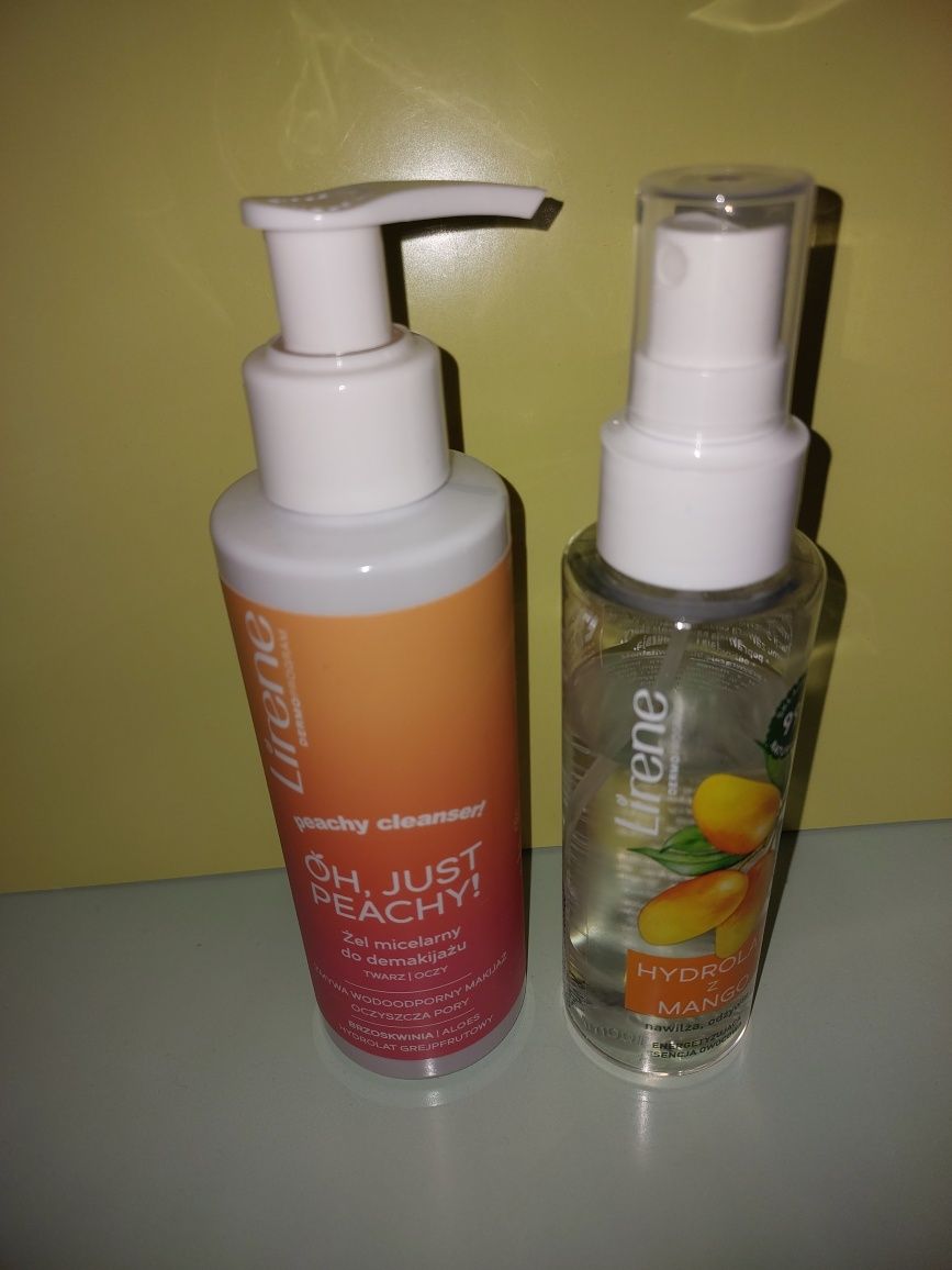 Lirene oh just peachy żel micelarny hydrolat mango