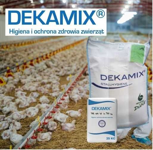 DEKAMIX sucha dezynfekcja 1t drób, osuszanie, bakterie