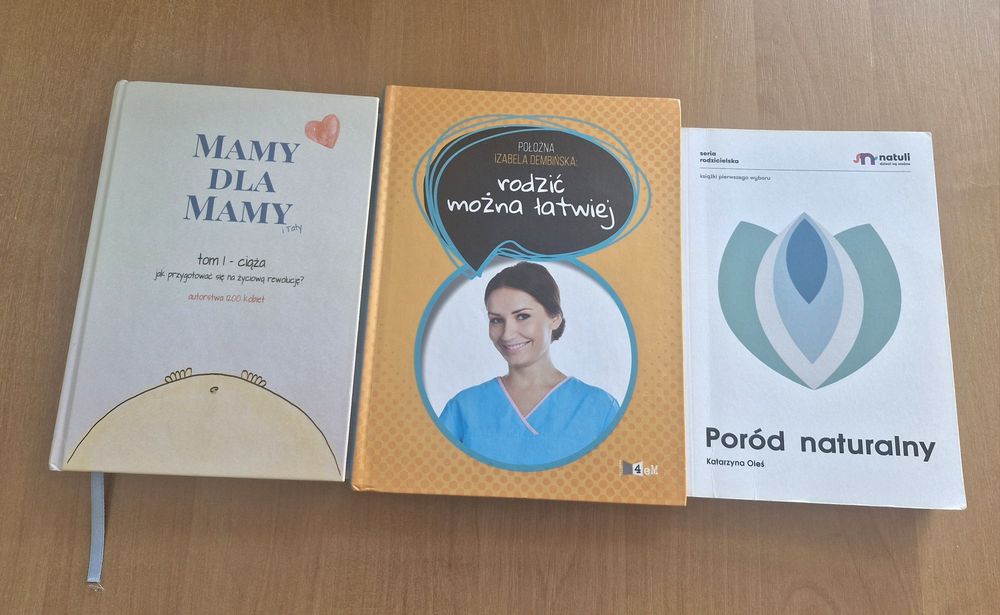 3 ks Rodzić można łatwiej Mamy dla mamy ciąża Poród naturalny natuli