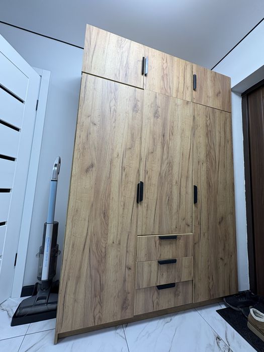 JENSLEV Шафа JENSLEV 144x176см 3дв колір дикий натуральний дуб