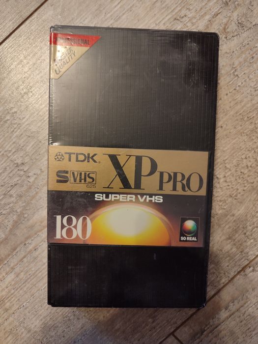 TDK s vhs XP pro kaseta czysta nowa