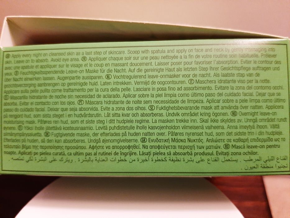 Máscara noite / Concentrado olhos Drops of Youth The Body Shop