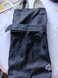 Ubranko czarne z aplikacjami łapek na bokach roz  xxlxxl