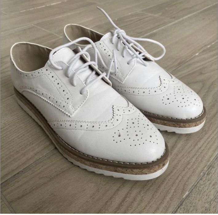 Нові білі оксфорди / туфлі / черевики (оксфорды)