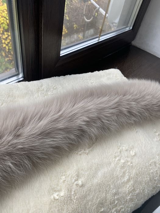 Опушка на капюшон песец